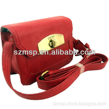 High quality retro PU ladies cross body shoulder bag